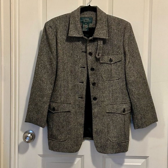 RL NEW Tweed Button Up Coat - Picture 3 of 10